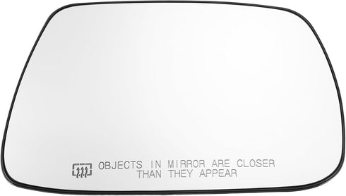 X AUTOHAUX Car Right Rearview Heated Side Mirror Glass for Jeep Grand Cherokee 2005-2010 5142874AA Replacement Heated Mirror Glass with Backing Ho...