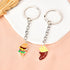 yaozeio Friendship Keychian Gift for Best Friend Bff Couples Avocado Hamburg Keychain for Husband Wife Gifts...
