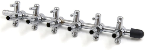 uxcell® 3Pcs Stainless Steel 6 Way Air Flow Branch Outlet Control Valve for Aquarium...