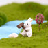 MAOMIA 12 Pcs Rabbit Figures for Kids, Bunnies Toy Set Cake Toppers, Miniature Rabbit Fairy Garden Figurines Collection Playset for Christmas Birt...