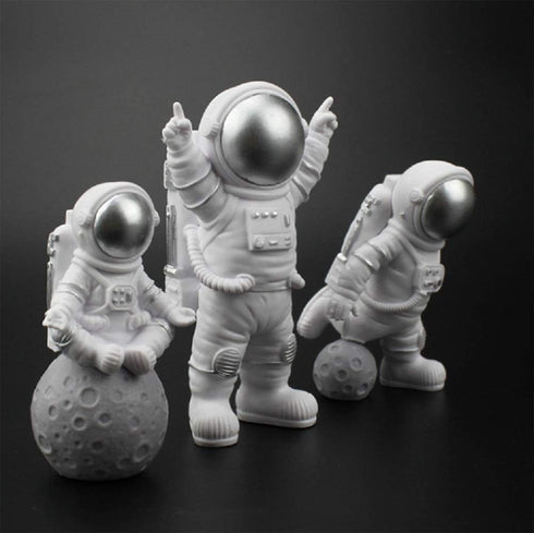 LaVenty 7 PCS Space Cake Cupcake Decoration Rocket Cake Decoration Astronaut Cake Decoration for Outer Space Birthday Cupcake Decoration...