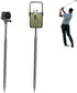 Golf Monopod Selfie Stick, Portable Phone Camera Spike Stake for Recording Your Golf Swing, Golf Phone Holder for Training Aid, Golf Swing Camera ...