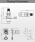 Panel Mounting RJ45 IP65 Waterproof PCB Signal Panel Cat5/5e/6 8P8C Connector Ethernet LAN Cable Connector (2PCS RJ45 Connector+2PCS Round)...