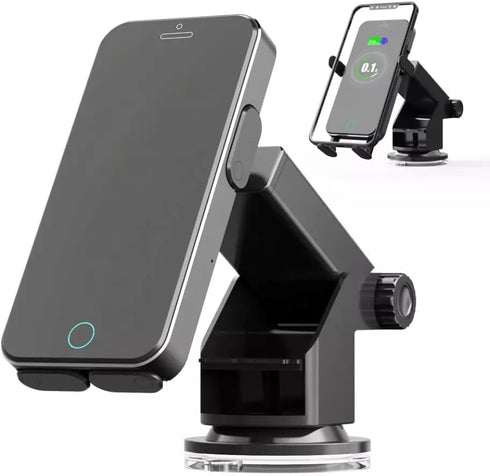 Automatic Sensor Wireless Car Charger Mount- fast Charging, Secure Grip&Hands-Free Navigation...
