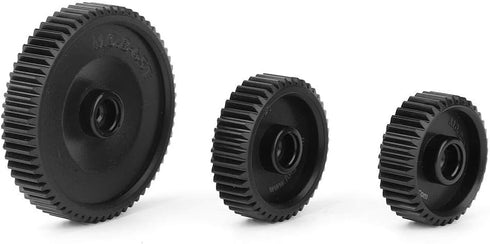 3PCS Follow Focus Gear, M0.8-38T Gear + M0.8-43T Gear + M0.8-65T Gear, Follow Focus Focusing Gear Kit for DP3000...