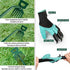 Weeding Artifact Uprooting Weeding Tool Claw Gloves Kit, 6 Teeth Dual Purpose Weed Puller, for Yard Farm Gardening Cultivating Loosening Weeding M...