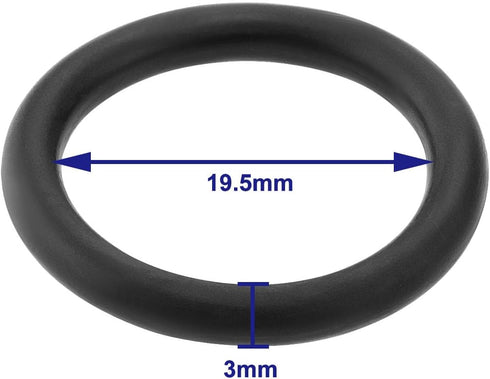 2 Pcs Oil Pan Level Indicator O-Ring 11431740045 Compatible with BMW E36 E39 E46 E53 E60 Series Engine Oil Pan Dip Stick Tube Seal O-Ring...