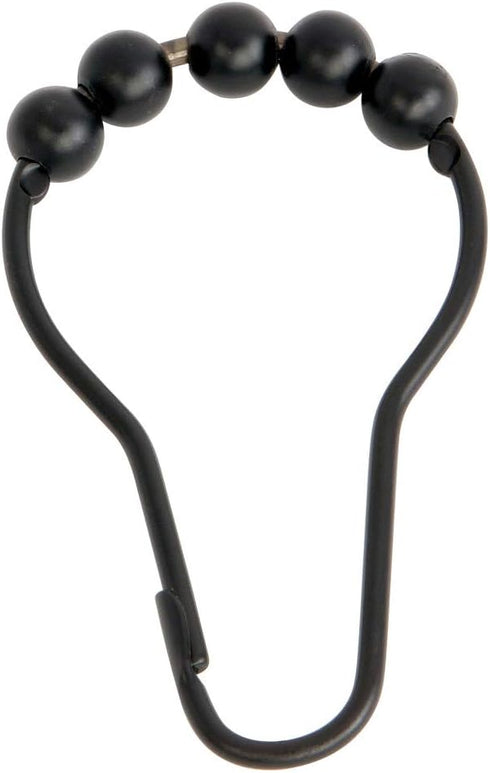 Kingston Brass SRCR125 Roller Ball Shower Curtain Rings, Oil Rubbed Bronze, 2.81 x 1.56 x 0.31 (12Pcs/Set)...