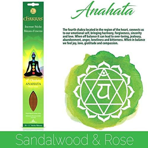 Chakras Natural Incense Sticks Essential Set. 140 Sticks, Each Lasting 1+ Hour Perfect for Meditation, Reiki, Yoga, Relaxation, & Healing! Natural...
