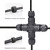 COMOPEZ 4Way Junction Box IP68 Waterproof Electrical Junction Box Cable Connector Underground Junction Box for Outdoor,Family,Street Light, Extern...
