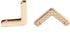 Pastlla 10pcs Metal Purse Corner Bags Handbags Clip Edges Bag Corner Clip Corner Decorative Protector Cover Bag Hardware Accessories Style D...