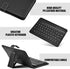 Wireless Bluetooth Keyboard for Phone, Mini Portable Bluetooth Keyboard with A Protective Case Foldable Keyboard for Width of 6 9.5cm Bluetooth Ce...