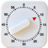 Square 60 Minute Mechanical Kitchen Timer - Visual Kitchen Cooking Timer Clock with Loud Alarm - No Batteries Required - Ideal for Cooking, Baking...