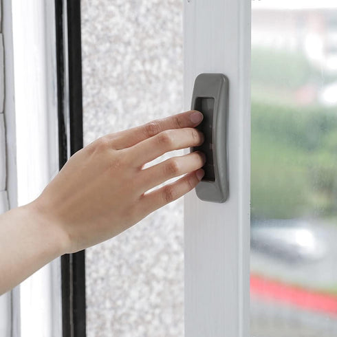Self-Stick Instant Cabinet Drawer Handle Multipurpose Cabinet Knobs Helper Auxiliary Kitchen Cabinet Sliding Door Window Handle Convenient Opening...
