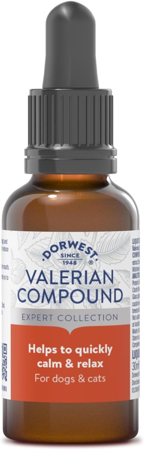 Organic Valerian Compound for Dogs and Cats 30 ml...