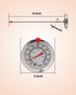 KT THERMO Candy/Deep Fry Thermometer with Instant Read,Oil Thermometer,8" Stainless Steel Stem Meat Cooking Thermometer,Best for Turkey,BBQ,Grill...
