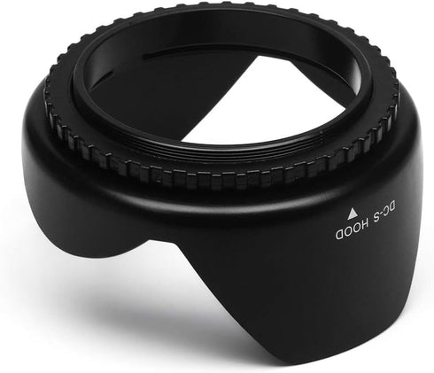52mm Lens Hood,Universal Tulip Flower Lens Hood Sun Shade with Centre Pinch Lens Cap for Canon Nikon Sony Pentax Olympus Fuji Camera...
