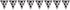 Cow Print Pennant Banner Party Accessory (1 count) (1/Pkg)...