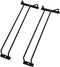 14-Inch Black Wine Glass Rack, Under Cabinet Wine Glass Holder, Stemware Rack, Hanging Stemware Holder, Set of 2...