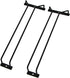 14-Inch Black Wine Glass Rack, Under Cabinet Wine Glass Holder, Stemware Rack, Hanging Stemware Holder, Set of 2...