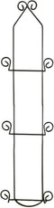 TRIPAR Vertical Wall Plate Rack, Black Display (3 Tiers) - Lightweight & Durable - Contains 3 Non-Adjustable Brackets - Elegantly Display Plates, ...