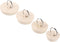 Hestya 4 Pieces Rubber Drain Stopper Set Bathtub Sink Stopper Drain Plug with Hanging Ring for Bathtub, Kitchen and Bathroom(1-1/8, 1-3/8,1-5/8, 1...