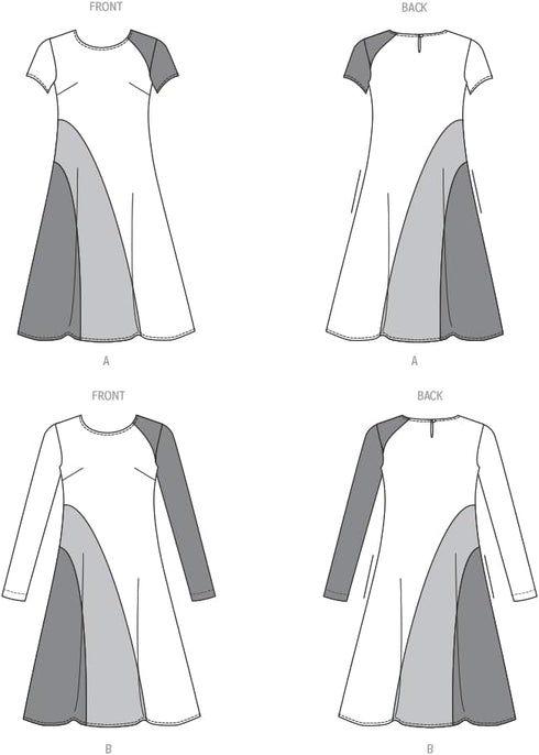 Butterick Misses' Flared Pullover Dress Sewing Pattern Kit, Design Code B6959, Sizes 8-10-12-14-16...