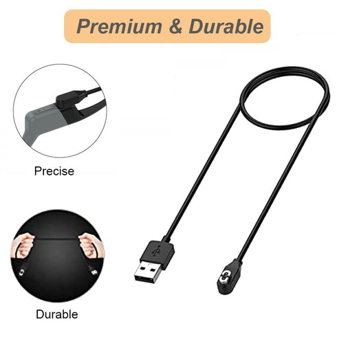Charging Cable for Shokz Openrun/Openrun Pro/OpenRun Mini/Aftershokz Aeropex & Opencomm, Magnetic USB Charger for Shokz Bone Conduction Headphones...