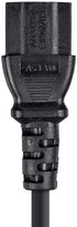 Monoprice 3ft 16AWG Power Cord Cable w/ 3 Conductor PC Power Connector Socket (C13/5-15P) - Black...
