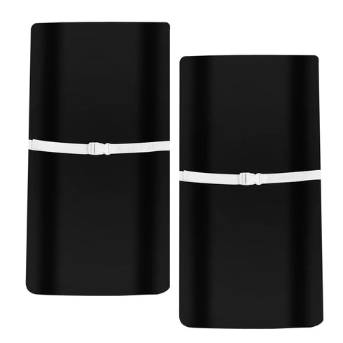 PHF Baby Changing Pad Covers for Boys Girls, 2 Pack Ultra Soft Breathable Microfiber Changing Pad Table Sheets for Most Baby Changing Pads, Black ...