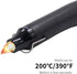 Heat Gun, Hot Air Gun Tools Shrink Gun with Stand For DIY Embossing And Drying Paint Multi-Purpose Electric Heating Nozzle 300W 110V (Black,Black)...