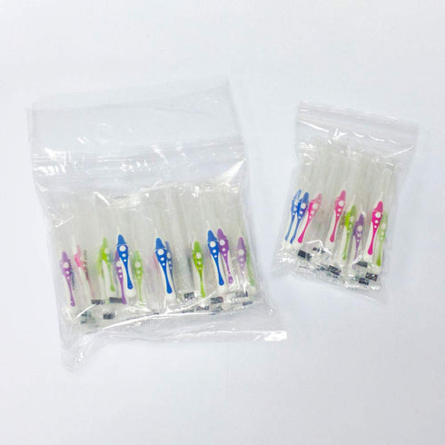 48 pcs (16pcs x 3 Packs) Orthodontic XL Size Interdental Brush, 4 Handle Colors, Clean Between Teeth and Braces, Flexible Handle and Durable Wire,...