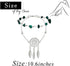 Layered Anklets Bracelets Silver Turquoise Anklet Chain Beach Leg Chain for Women...