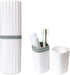 Toothbrush Travel Case Portable White Travel Toothbrush Holder Toothbrush Travel Containers for Bathroom Travel Camping School Toothbrush and Toot...