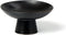 Porcelain Footed Bowl,Small Cute Snack Bowl for Ice Cream Dessert, Miso Soup, Side Dishes, Condiment (Black)...