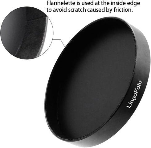 Metal Cap for 95mm/85mm /80mm O.D. Matte Box Step Up Ring, Camera Metal Lens Cap Lens Protection Cover for LingoFoto 86mm/82mm/77mmStep Up Ring (8...