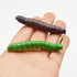 12 Pcs Simulation Caterpillar Fake Worm Crawling Insects Science Educational Learning Toys Halloween Prank Joke Toy Party Favors...