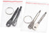 8Pcs Mini Keychain Screwdriver,Outdoor Portable EDC Multifunction Screwdriver Set Flat Head & Phillips Screwdriver Wrench Tool with Key Ring...
