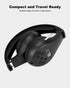 Portable Personal FM Radio Headphones with Best Reception, Wireless Headset FM Radio Ear Muffs for Walking, Jogging Powered by 2 AA Batteries(Not ...