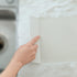 White Silicone Squeegee with Hanging Hole, Water Blade for Cleaning Kitchen Countertops Sink, Bathroom Shower Mirrors Glass, Car Windows Wiper Scr...