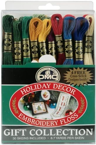 DMC Embroidery Floss Pack - Holiday Décor - 30 Skeins...