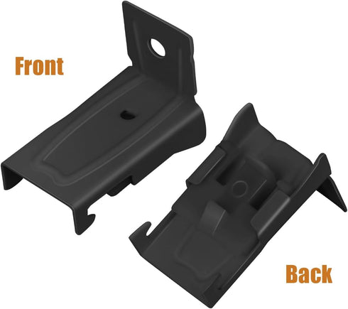 Curtain Track Brackets, Curtain Track Wall Mounting Hardware Black Curtain Track Accessories(10 Pack)...