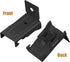 Curtain Track Brackets, Curtain Track Wall Mounting Hardware Black Curtain Track Accessories(10 Pack)...
