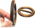 10 Pcs Natural Wooden Round Shape Scarf Ring Tee Shirt Clips T-Shirt Clasp Clip Ring Clothing Ring Wrap Holder for Women Lady Girls(Mixed Color)...