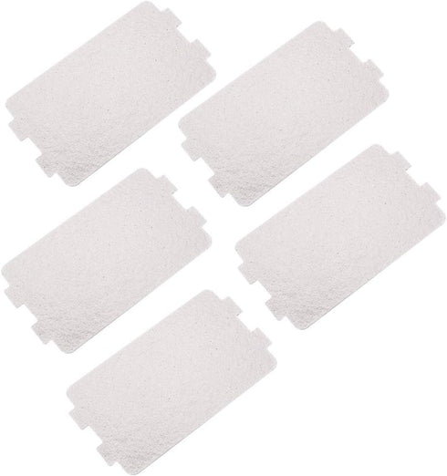 Mica Plates Sheets, 5 Pieces Microwave Oven Mica Sheet Replacement, Microwave Waveguide Cover, Microwave Cardboard, Repairing Accessory for Kitche...