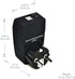 Ceptics GP4-9 2 USB Schuko Travel Adapter 4 in 1 Power Plug (Type E/F) - Universal Socket...