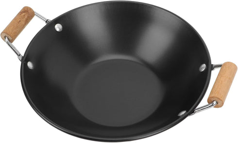 Stainless Steel Griddle Camping Pans Roasting Pan with Lid Cooking Stock Pot Japanese Soup Pots Wok Pan Stainless Steel Cookware Kitchen Gadget Ko...
