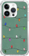 Christmas Lights Case Compatible with iPhone 13 Pro, Cute Green Christmas Holiday Case for iPhone 13 Pro, Cute TPU Bumper Protective Phone Case Co...