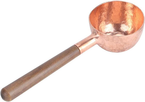 Measuring Scoop Measuring Spoon Red Copper Coffee Measuring Spoon With Black Walnut Handle Multi Function Spoons Tools for Measuringtea Sugar Salt...