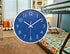 Wall Clock Battery Operated Indoor Non-Ticking Silent Quartz Quiet Sweep Movement Wall Clock for Office, Bathroom, Living Room Decorative 10 Inch ...